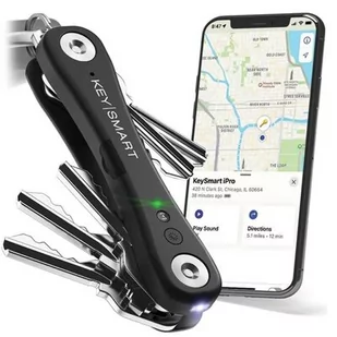 Organizer do kluczy KEYSMART Find My Key Czarny - Pozostałe akcesoria do telefonów - miniaturka - grafika 1