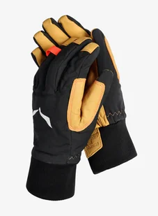 Rękawiczki softshell damskie Salewa Ortles DST/AM Gloves - black out - Rękawiczki - miniaturka - grafika 1