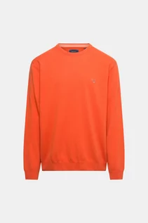 Swetry męskie - GANT Wełniany sweter - Pomarańczowy - Mężczyzna - M (M) - 86,211,836 - grafika 1
