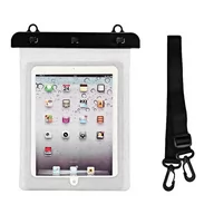 Etui i futerały do telefonów - Etui wodoszczelne na tablet PVC z regulowanym paskiem Outdoor - białe HURTEL - miniaturka - grafika 1
