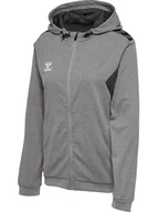 Bluzy damskie - Bluza damska sportowa Hummel Authentic Poly Zip Hoodie Woman r. XS - miniaturka - grafika 1