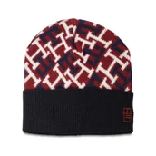 Czapki męskie - Tommy Hilfiger Czapka TH MONOGRAM | z dodatkiem wełny i kaszmiru - miniaturka - grafika 1
