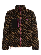 Bluzy damskie - Levi's - Damska bluza rozpinana, czarny|brązowy - miniaturka - grafika 1
