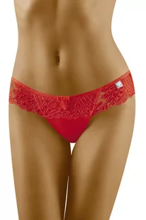 Wol-Bar Diamond 3503 czerwony M Majtki szorto-stringi - Majtki damskie - miniaturka - grafika 1