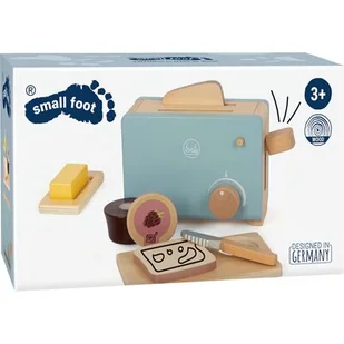 small foot Zestaw do tosterów "Smaczny", zabawka do odgrywania ról dla dzieci w wieku od 3 lat, wykonana z drewna, akcesoria kuchenne do zabawy, Prod. 12246 - Zabawki AGD - miniaturka - grafika 1
