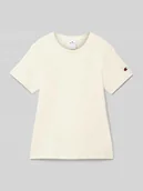 Koszulki dla chłopców - T-shirt z wyhaftowanym logo - miniaturka - grafika 1