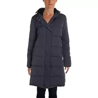 Kurtki damskie - Scotch & Soda Damska kurtka puchowa Velvet-Lined, niebieski (Night 02), L - miniaturka - grafika 1