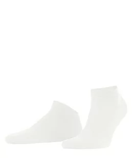 FALKE Mężczyźni Skarpety do trampek ClimaWool M SN Trwały Lyocell Wełna krótkie jednokolorowe 1 Para, Biały (Off-White 2040), 41-42 - Skarpetki męskie - miniaturka - grafika 1