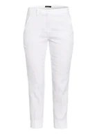 Moda i Uroda OUTLET - Cambio Spodnie 7/8 Krystal Z Dodatkiem Lnu weiss - miniaturka - grafika 1