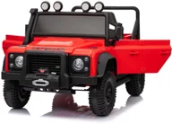 Jeździki dla dzieci - Pojazd Land Rover Defender 110 SVX Concept Czerwony - miniaturka - grafika 1