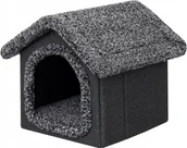 Budy dla psów - DOGGY R3 BUDA LAMB CZARNA - miniaturka - grafika 1