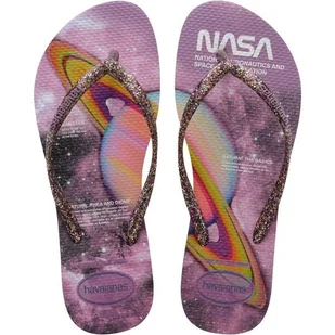 Klapki, japonki Nasa Havaianas - Klapki i japonki damskie - miniaturka - grafika 1