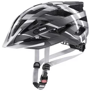 UVEX Air Wing CC Helmet Kids, black/silver matt 56-60cm 2021 Kaski rowerowe S4100480117 - Kaski rowerowe - miniaturka - grafika 1