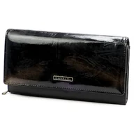 Portfele - Portfel damski z elementami ze skóry naturalnej Cavaldi PN28 YM - miniaturka - grafika 1