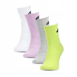 Skarpety casual za kostkę skarpetki sportowe 4F F432 MULTIKOLOR 35-37 - Skarpetki damskie - miniaturka - grafika 1