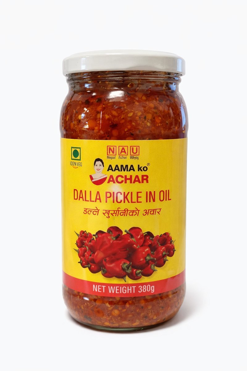 Pikle z papryczek chilli Aama ko Achar Dalla Pickle In Oil 380g