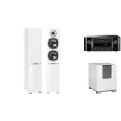 Zestawy stereo - MARANTZ MELODY X MCR612 + QUADRAL ARGENTUM 570 + QUBE 8 białe - miniaturka - grafika 1