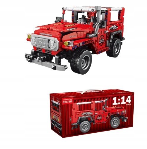 Klocki konstrukcyjne auto terenowe zestaw prezent dla dziecka 910 elementów