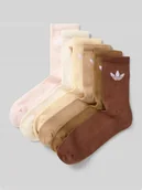 Skarpetki damskie - Skarpety z nadrukiem z logo w zestawie 6 szt. - miniaturka - grafika 1