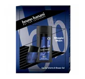 Zestawy perfum męskich - BRUNO BANANI Zestaw prezentowy Magic Men (Woda toaletowa 30ml+Żel pod prysznic 250ml)) - miniaturka - grafika 1
