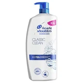 Szampony do włosów - Head & Shoulders Head&Shoulders - Szampon do włosów przeciwłupieżowy z pompką Classic Clean 900ml - miniaturka - grafika 1