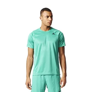 Koszulki męskie - Adidas męski D2 M Tee PL Shirt, zielony, m BK0959 - grafika 1