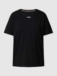 Góra od piżamy z nadrukiem z logo - Bielizna nocna - miniaturka - grafika 1