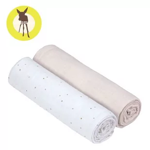 Lassig Muślinowy otulacz-Kocyk 120x120cm Zestaw 2 szt. About Friends Szynszyla solution-bc-7407-0 - Pościel dla dzieci - miniaturka - grafika 1