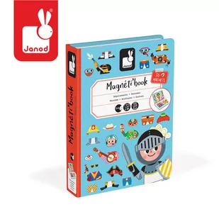 Janod Magnetyczna układanka Kostiumy Chłopiec Magnetibook, solution_bc3700217327194 - Układanki dla dzieci - miniaturka - grafika 1