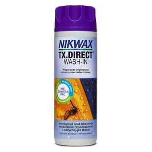 Nikwax ŚRODEK DO IMPREGNACJI ODZIEŻY TX.DIRECT WASH-IN 300ml - Środki do obuwia i ubrań - miniaturka - grafika 5