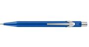 Ołówki - Ołówek automatyczny CARAN D''ACHE 844, 0,7mm, Metal-X, niebieski - miniaturka - grafika 1