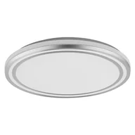 Lampy sufitowe - Lampa sufitowa LEDVANCE ORBIS Helman z diodami LED, biały/srebrny, 24W, 1500lm, 3000K, 830 przyjazna ciepła biel, średnica 390mm, śruby montażowe i kołki w zestawie - miniaturka - grafika 1