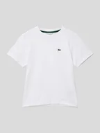 Koszulki dla chłopców - T-shirt z wyhaftowanym logo - miniaturka - grafika 1
