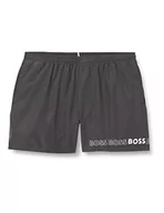 Kąpielówki męskie - BOSS Męskie kąpielówki z delfinem B, Ciemnoszary 22, XXL - miniaturka - grafika 1