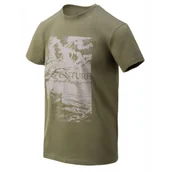 Odzież taktyczna i umundurowanie - T-Shirt Helikon-Tex (Adventure Is Out There) - Olive Green - miniaturka - grafika 1