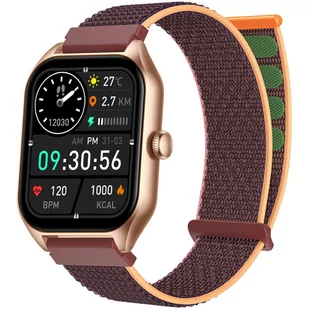 Rubicon RNCF03 Bordowy - Smartwatch - miniaturka - grafika 3