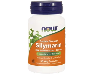 SILYMARIN z karczochem i mniszkiem NOW Foods 200 kapsułek - Suplementy naturalne - miniaturka - grafika 1