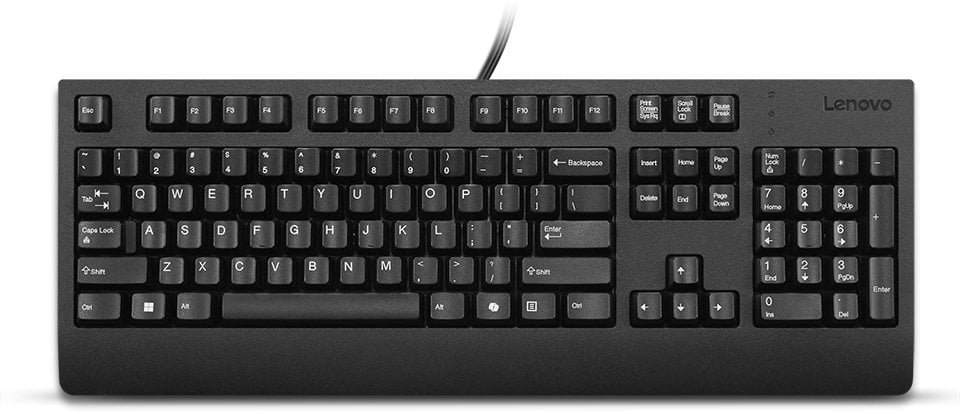 Lenovo Preferred Pro II klawiatura Dom/Biuro USB US English Czarny