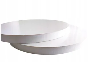 PODKŁAD POD TORT STYRODUR BIAŁY Z PODKŁADKĄ 21,5 CM biały - Dodatki do ciast w proszku - miniaturka - grafika 1