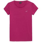 Koszule damskie - 4F Koszula damska, Ciemny różowy, XL - miniaturka - grafika 1