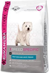 Eukanuba Breed Specific Adult West Highland White Terrier Chicken 2,5 kg - Sucha karma dla psów - miniaturka - grafika 1