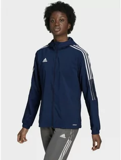 Kurtki damskie - Adidas Damska Kurtka Wiatrówka Tiro 21 Windbreaker Granatowa GP4968 - grafika 1