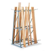 Pozostałe wyposażenie warsztatu - Regały do przechowywania profili - dwustronny, 2200x1400x800 mm, dodatkowy - miniaturka - grafika 1