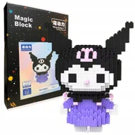 Klocki - Zestaw Klocków Konstrukcyjnych Klocki Kuromi Sanrio Do Budowania 788 el. - miniaturka - grafika 1