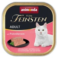 Mokra karma dla kotów - animonda Vom Feinsten Adult Serca indycze 32x100 g - miniaturka - grafika 1