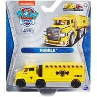Samochody i pojazdy dla dzieci - Psi Patrol Metalowa mini ciężarówka Rubble Big Truck Pups True Metal - miniaturka - grafika 1