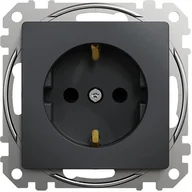 Gniazdka elektryczne - SOCKET SDD114022 ANTRACITE - miniaturka - grafika 1