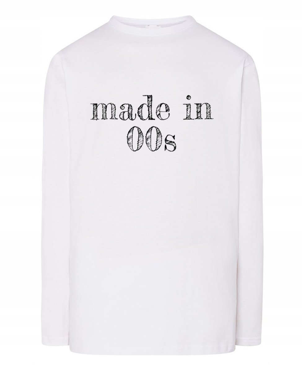 Longsleeve męski Made in 00s Urodzony w latach 2000 tych r.L