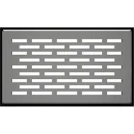 Kratki wentylacyjne - Parkanex podłogowa Floor szlifowana 110x170 stal - miniaturka - grafika 1