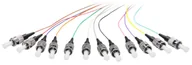 Pigtaile światłowodowe - BKT-ELEKTRONIK Pigtail BKT ST/PC OM3 easy strip 12 color set 2m 22QP310C.2 - miniaturka - grafika 1